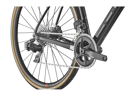 FARA F/All-Road Frameset Black Metal