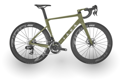 FARA F/Road Frameset Moss Green